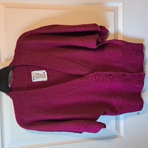 Next Era Burgundy Women's Cardigan
